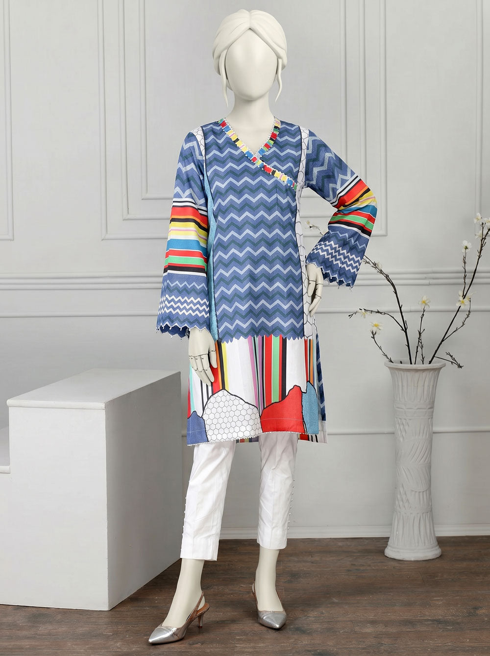 Multi Color Digital Printed Kurti 5