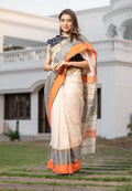 work sareesMatka Georgette Border Saree