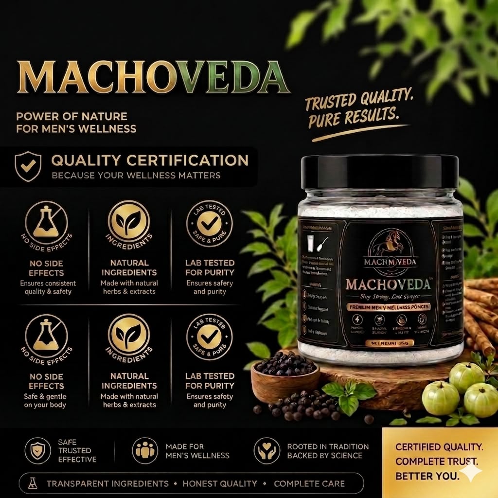 Machoveda Herbal Energy & Wellness Powder